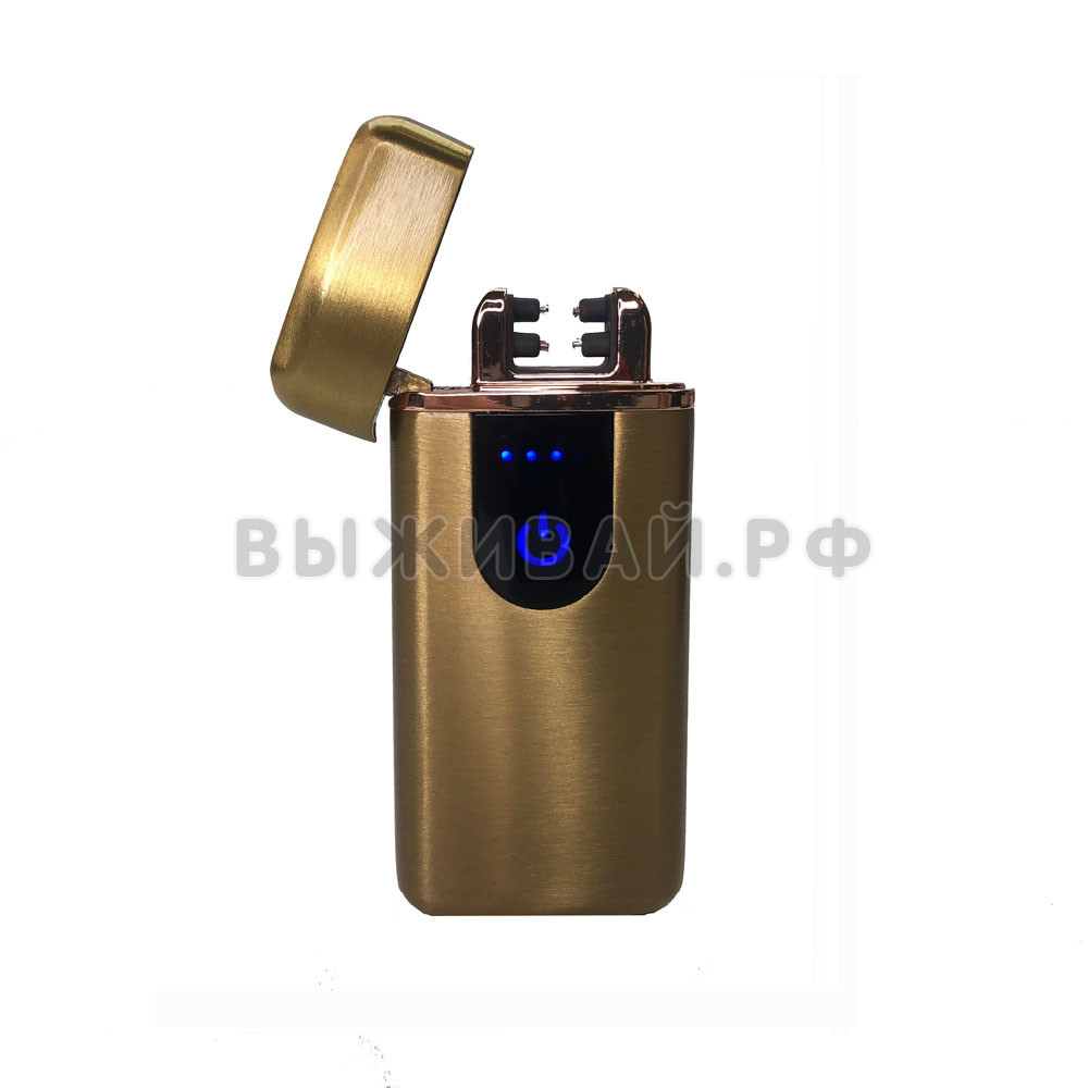 Зажигалки: Импульсная электрическая USB зажигалка сенсорная две дуги ...