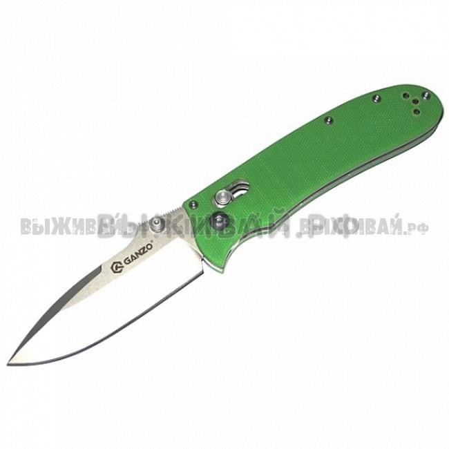 Нож складной GANZO G704 Green