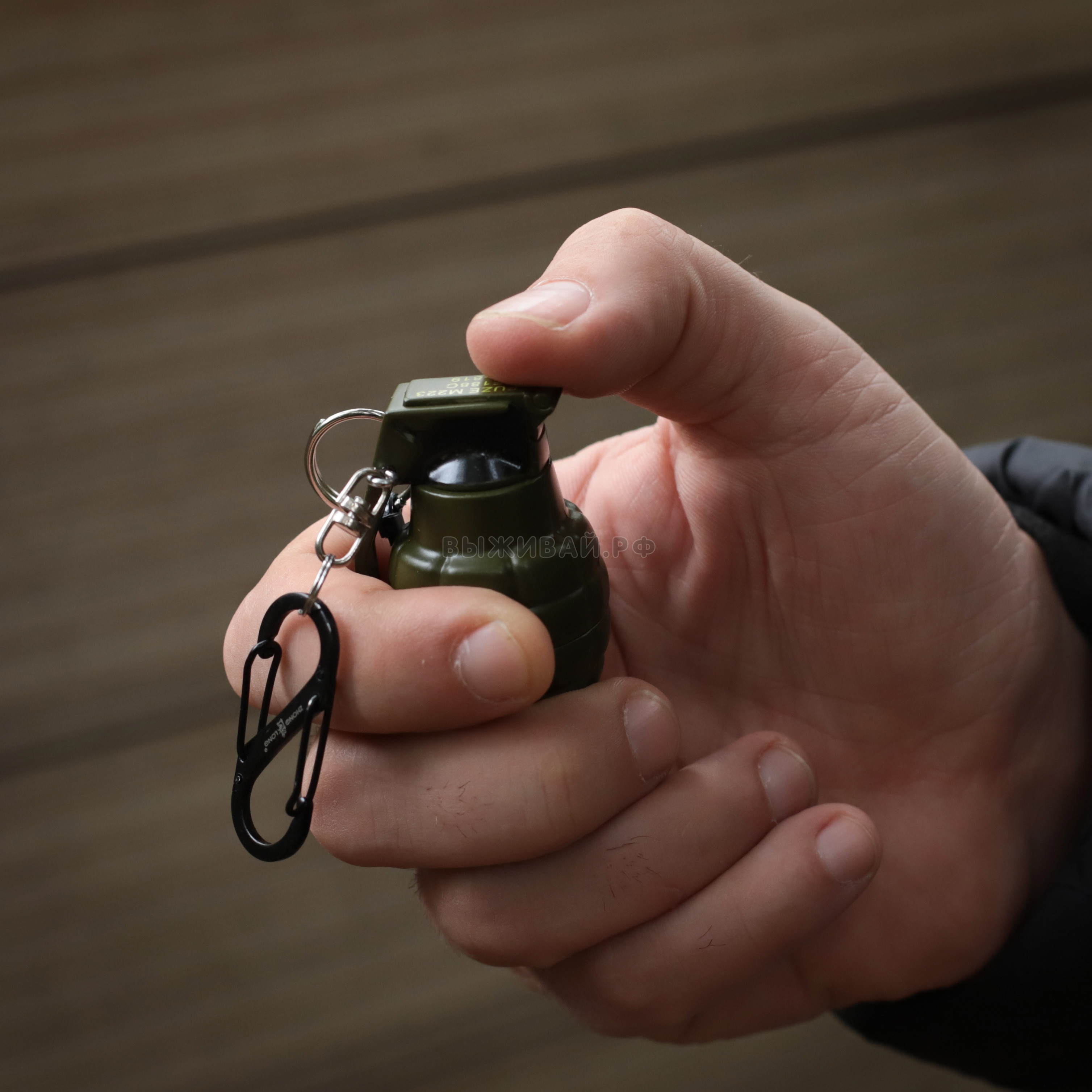 Зажигалки USB, бензиновые, импульсные: Зажигалка брелок Граната Ф1 ...