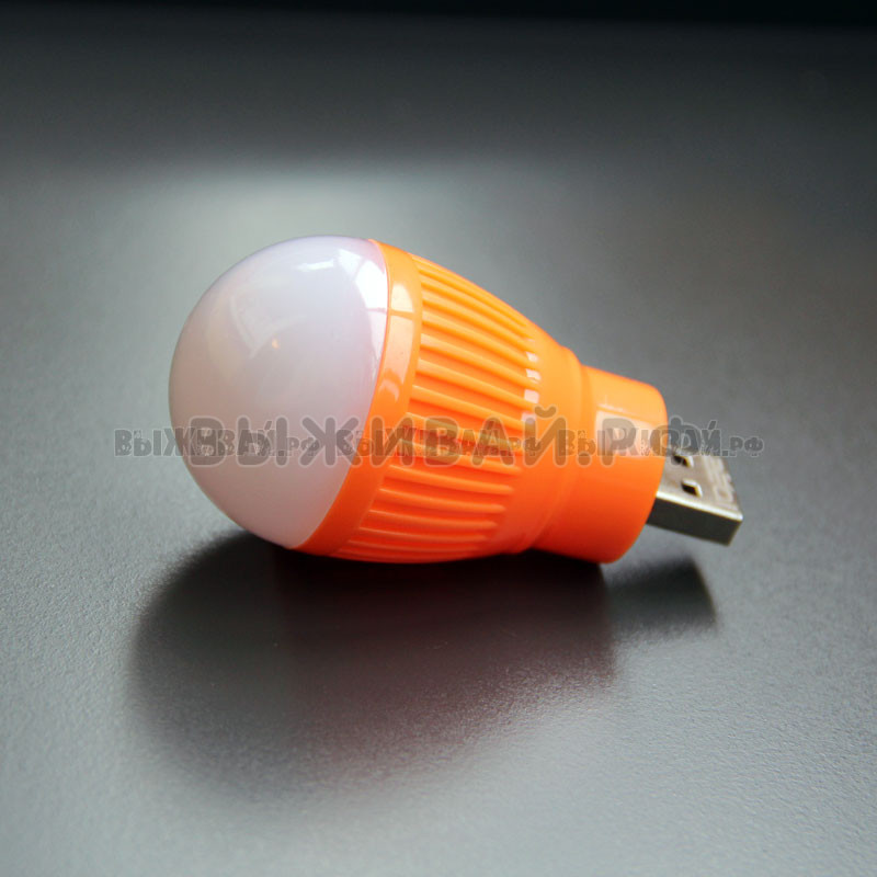 Микро-лампа насадка USB на внешнюю батарею