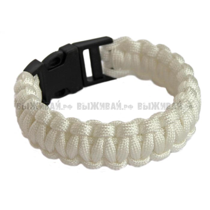 Браслет из паракорда COBRA (White) Браслет из паракорда COBRA (White)