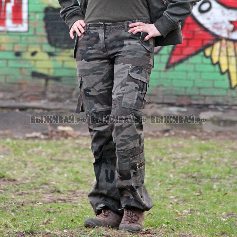 Брюки милитари женские Rebel Camo dark Брюки милитари женские Rebel Camo dark