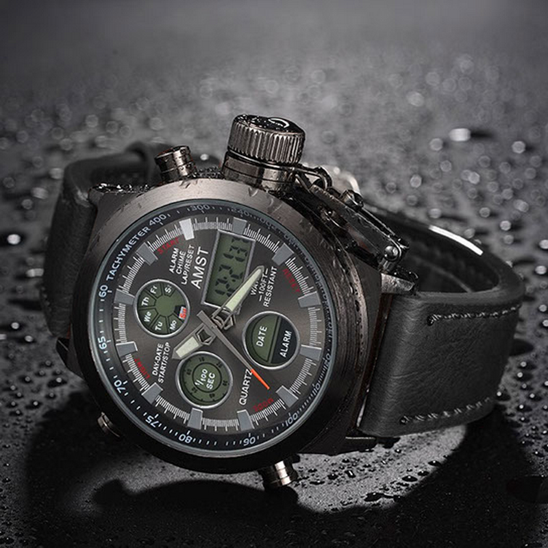 Часы AMST 3003 защищенные чёрные Часы AMST 3003 защищенные чёрные