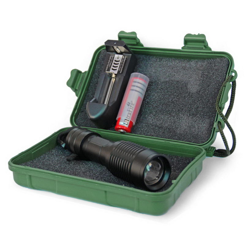 Фонарь сверхъяркий в кейсе HL-E5 Cree XML-T6 Фонарь сверхъяркий в кейсе HL-E5 Cree XML-T6