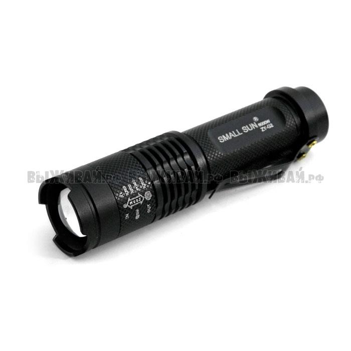 Фонарик сверхъяркий Cree Q5-WC (1A) в комплекте Фонарик сверхъяркий Cree Q5-WC (1A) в комплекте