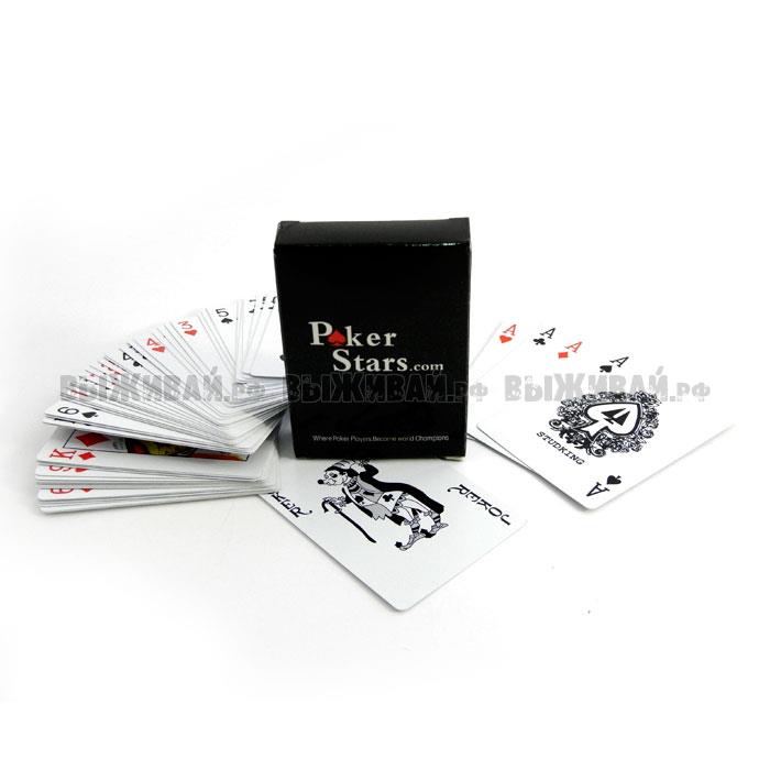 Карты игральные Poker Stars 100% Plastic Карты игральные Poker Stars 100% Plastic