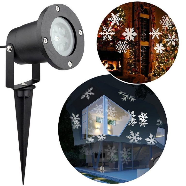 Лазерный проектор Led Strahler Schneeflocke Лазерный проектор Led Strahler Schneeflocke