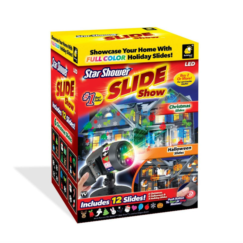 Лазерный проектор Slide Star Shower 12 слайдов Лазерный проектор Slide Star Shower 12 слайдов