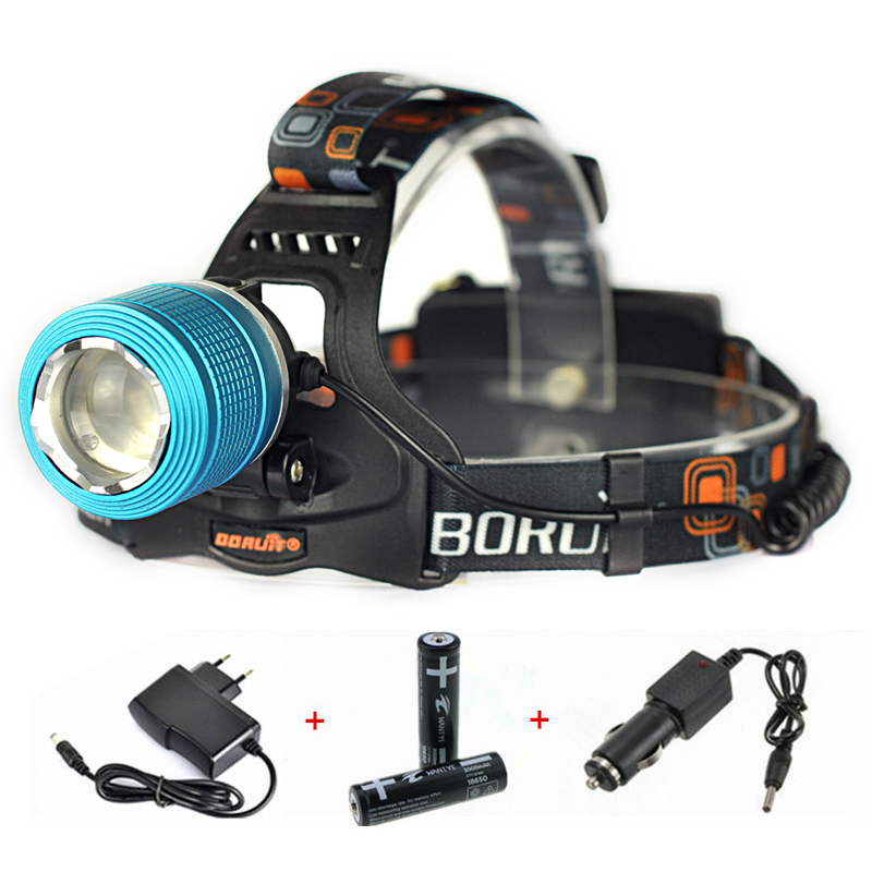 Налобный фонарь Boruit RJ-2800 (IP55) ZOOM Cree T6 Налобный фонарь Boruit RJ-2800 (IP55) ZOOM Cree T6