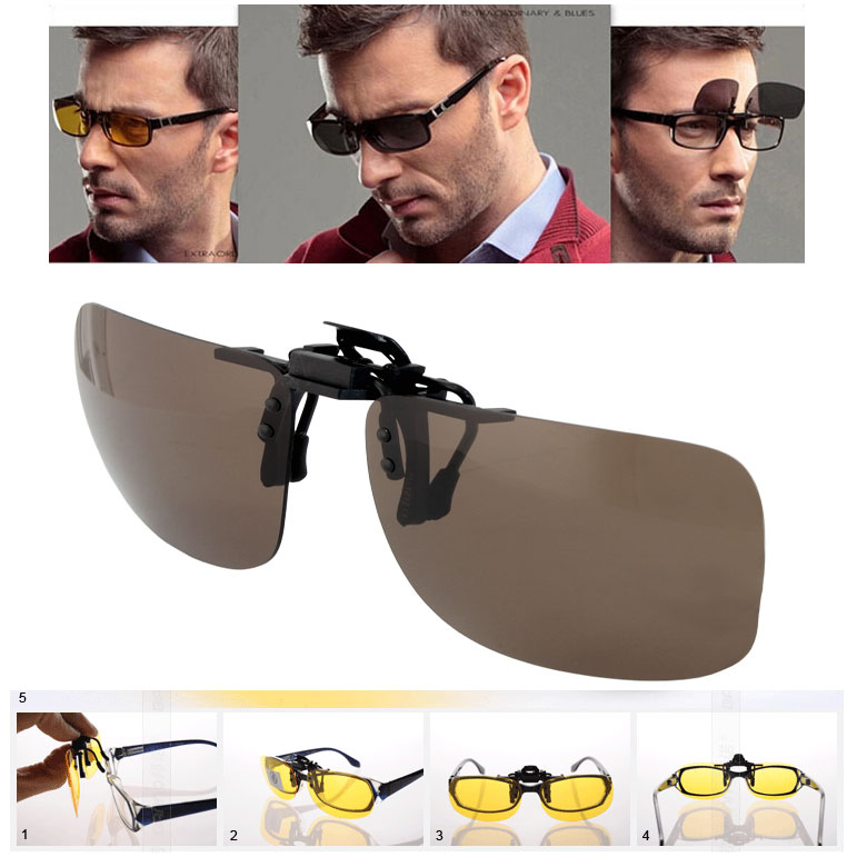 Насадка на очки Polarized Black Насадка на очки Polarized Black