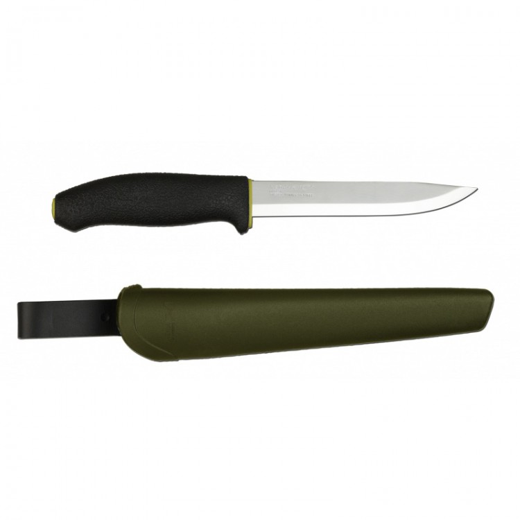 Нож MoraKNIV 748 MG, нержавеющая сталь, резиновая ручка Нож MoraKNIV 748 MG, нержавеющая сталь, резиновая ручка