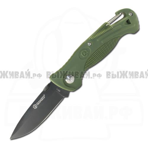 Нож складной GANZO G611 Green Нож складной GANZO G611 Green