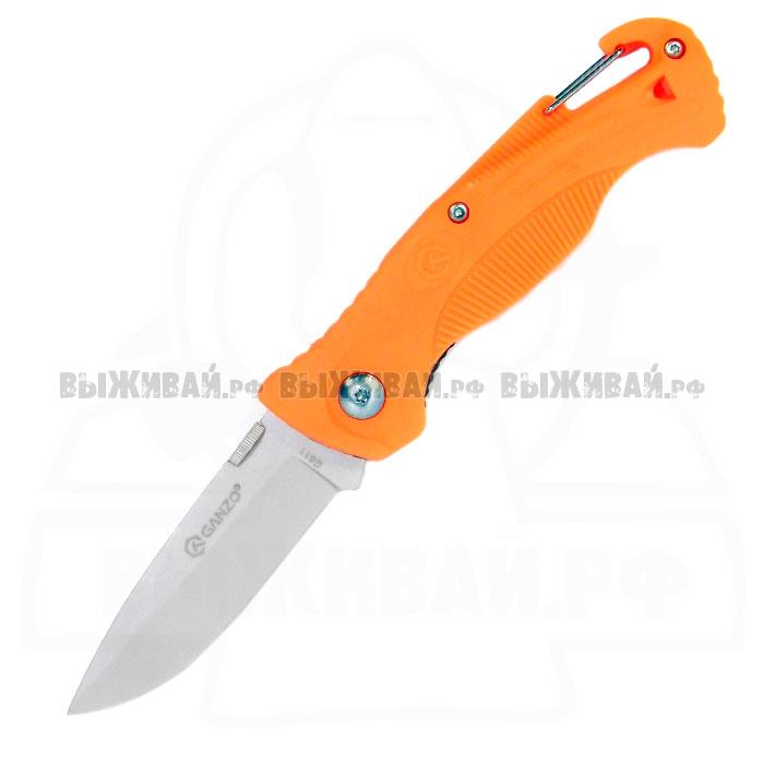 Нож складной GANZO G611 Orange Нож складной GANZO G611 Orange