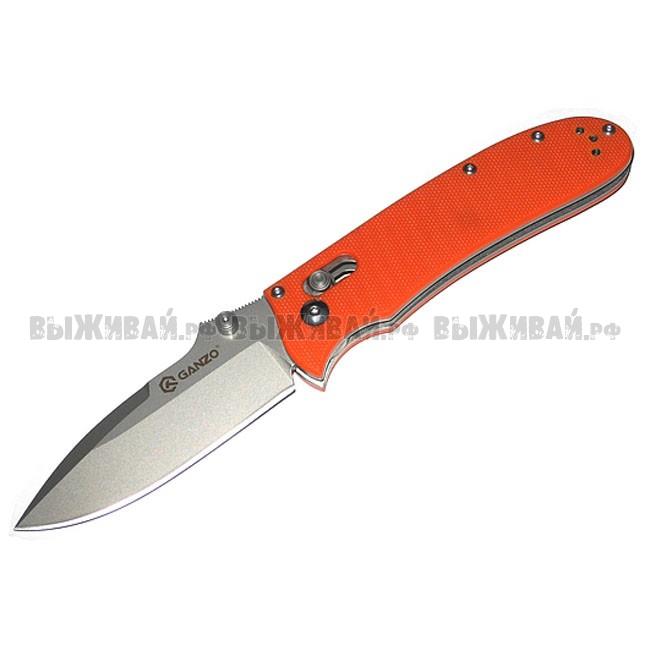 Нож складной GANZO G704 Orange Нож складной GANZO G704 Orange