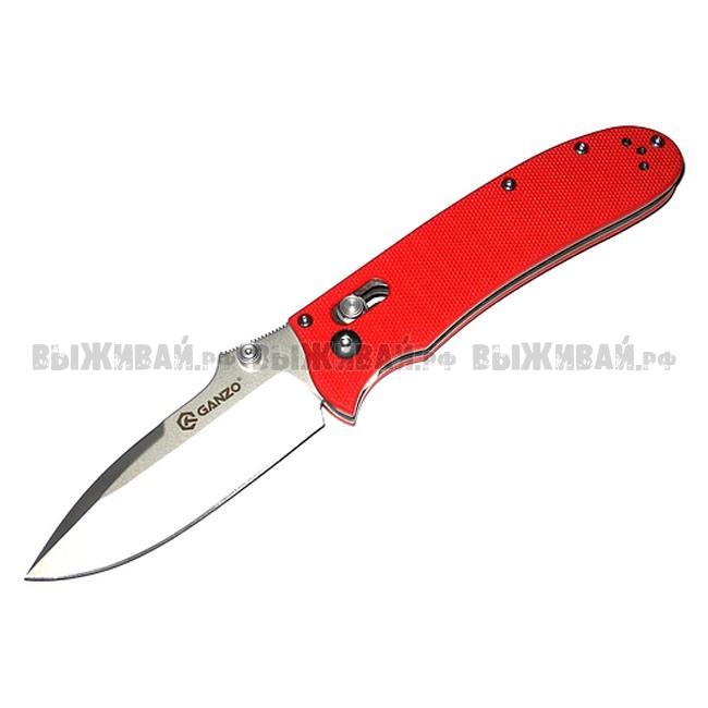 Нож складной GANZO G704 Red Нож складной GANZO G704 Red