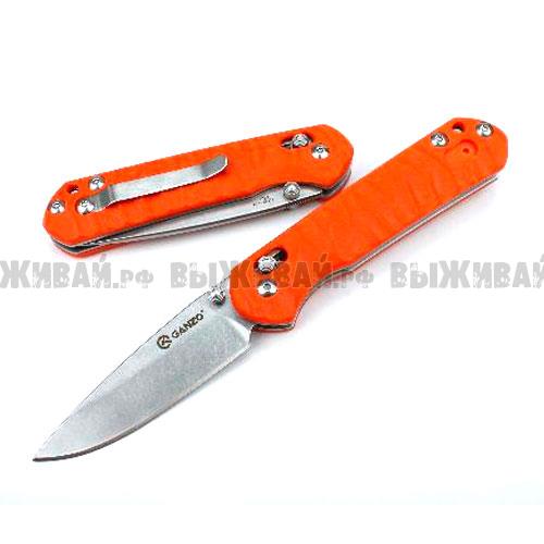 Нож складной GANZO G717 Orange Нож складной GANZO G717 Orange