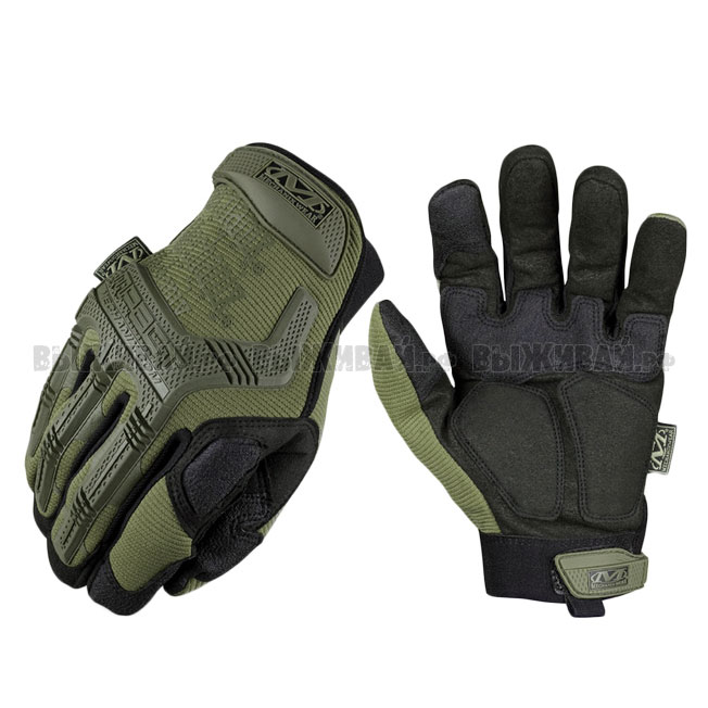 Перчатки Mechanix M-Pact олива Перчатки Mechanix M-Pact олива