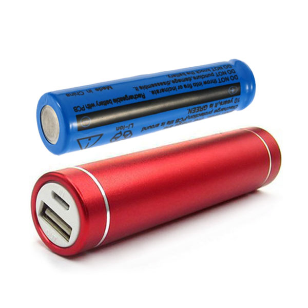 Power Bank Aluminium на батарее 18650, 2600mAh Power Bank Aluminium на батарее 18650, 2600mAh
