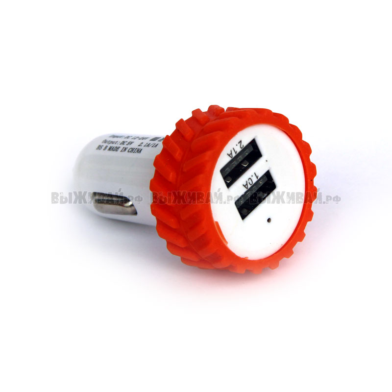 USB адаптер в прикуриватель 2 порта USB адаптер в прикуриватель 2 порта