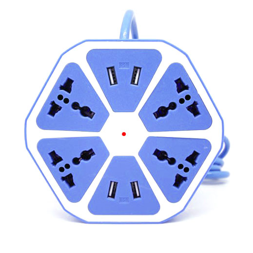 Универсальный разъем питания 4 USB Hexagon Socket Универсальный разъем питания 4 USB Hexagon Socket