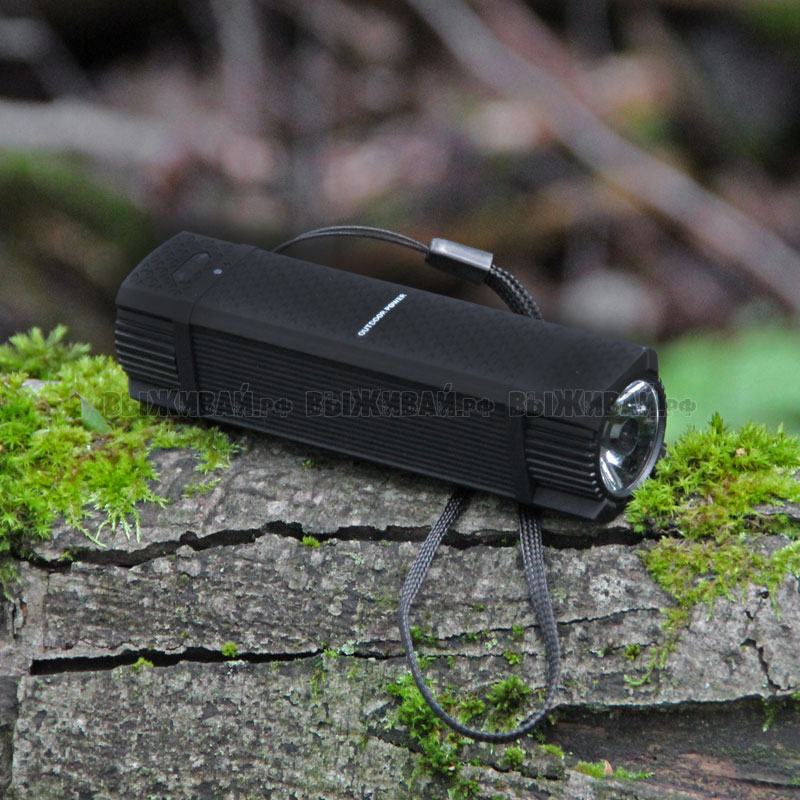 Внешний аккумулятор 2800mAh USB, фонарь Outdoor POWER S1 Внешний аккумулятор 2800mAh USB, фонарь Outdoor POWER S1
