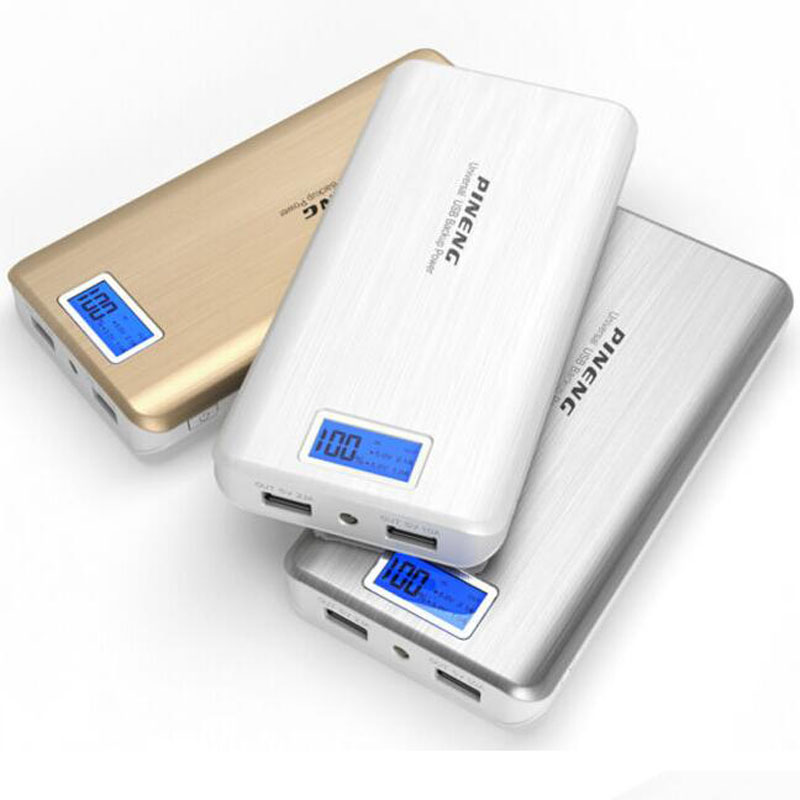 Внешний аккумулятор Pineng 20000mAh с экраном Внешний аккумулятор Pineng 20000mAh с экраном
