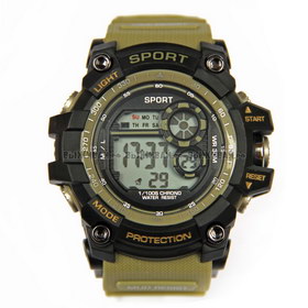 Спортивные часы HRONO-Sport, IP-68 хаки